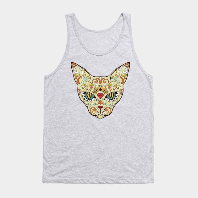 Sugar Cat Tank Top by Art-Man